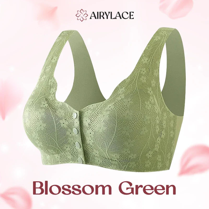 AiryLace - Zero Feel Lace Full Coverage Front Closure Bra – LAST DAY SALE 70% OFF