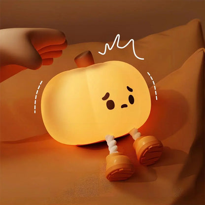 Snuggle up with the Mr. Pumpkin Glow Pumpkin Light - Hot Sale 50% Off