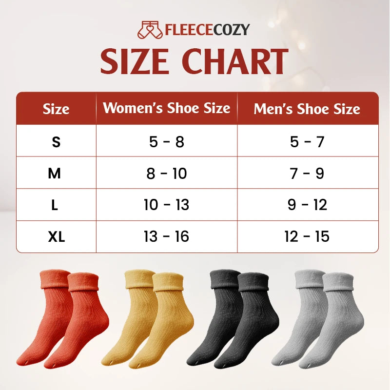 FleeceCozy - Ultra-Soft Velvet Slim Thermal Socks