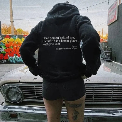 'Dear Person Behind Me' Sweatshirt (Buy 2 Get Vip Shipping)