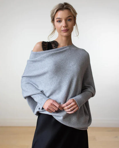 Classics Agave - Asymmetric Draped Jumper - Early Christmas Sale 49% Off