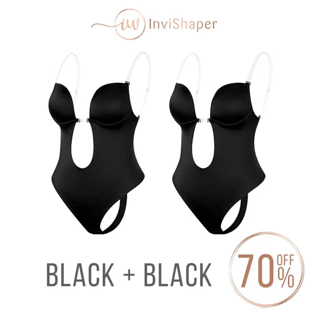 InviShaper - Plunge Backless Body Shaper Bra