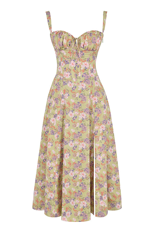 BustieBloom - Floral Print Bustier Sundress - LAST DAY SALE 75% OFF