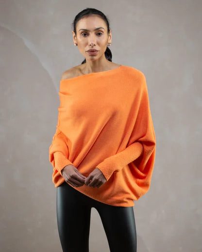 Classics Agave - Asymmetric Draped Jumper - Early Christmas Sale 49% Off