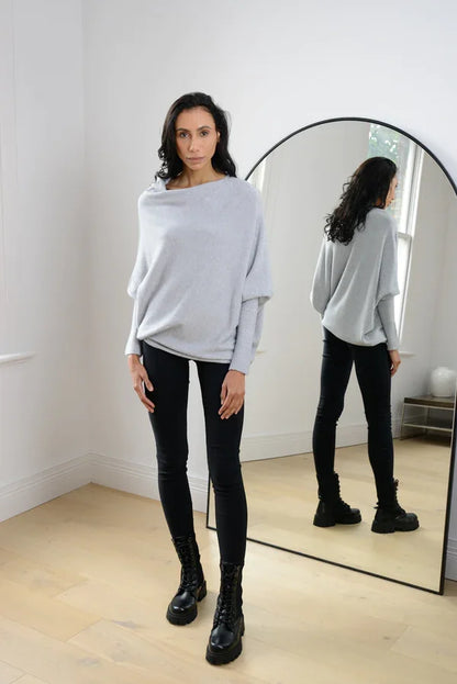 Classics Agave - Asymmetric Draped Jumper - Early Christmas Sale 49% Off