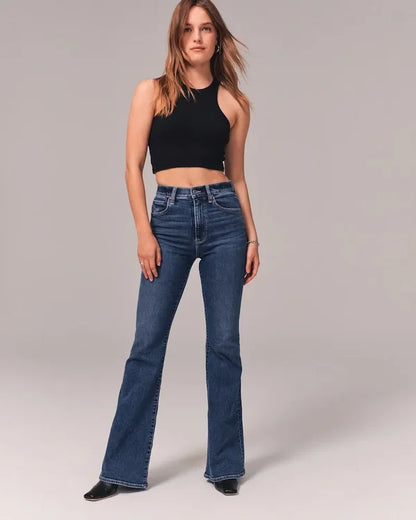 Women's 2023 Summer Ultra High Rise Stretch Flare Jean