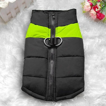 Dog Winter Warm Clothes Zipper Dog Vest