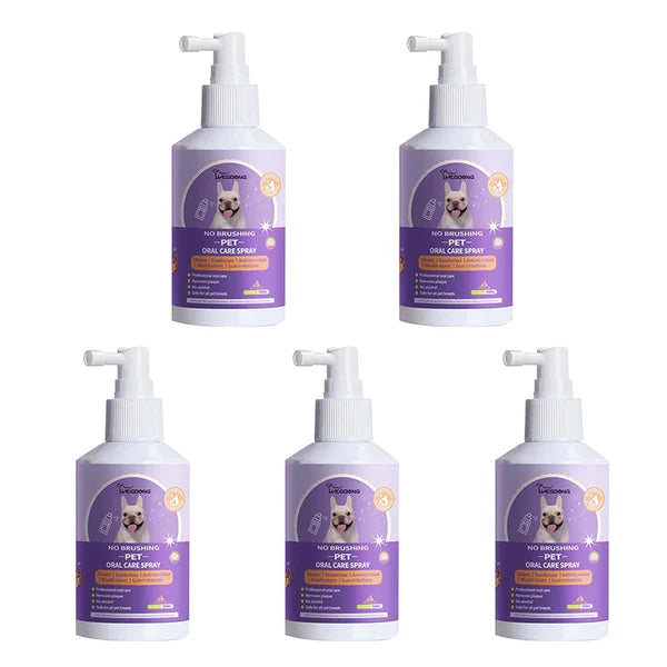 Teeth Cleaning Spray for Dogs & Cats - HOT SALE PROMOTION - 49% OFF