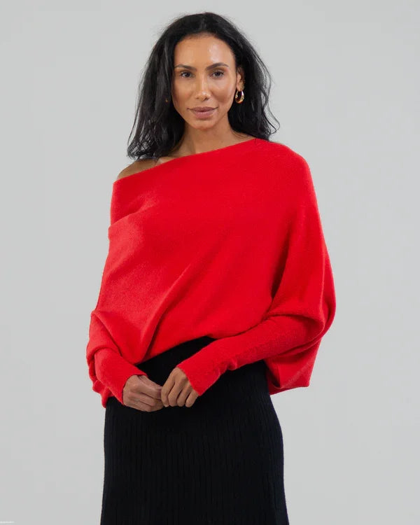 Classics Agave - Asymmetric Draped Jumper - Early Christmas Sale 49% Off