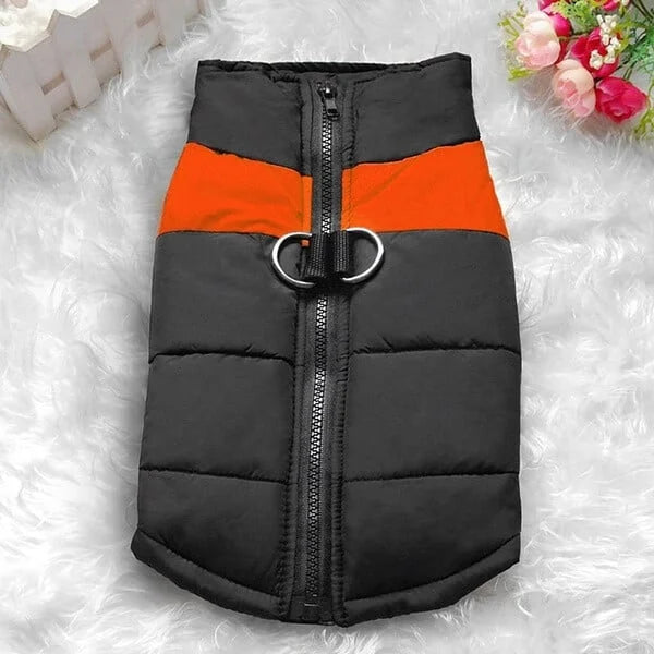 Dog Winter Warm Clothes Zipper Dog Vest