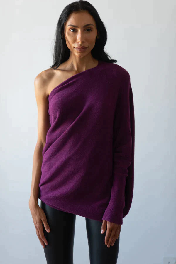 Classics Agave - Asymmetric Draped Jumper - Early Christmas Sale 49% Off