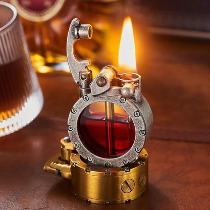 Vintage Trench Transparent Kerosene Antique Steampunk Lighter - Hot Sale-50% OFF