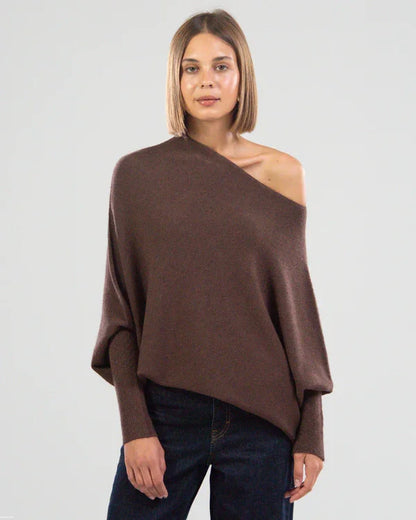 Classics Agave - Asymmetric Draped Jumper - Early Christmas Sale 49% Off