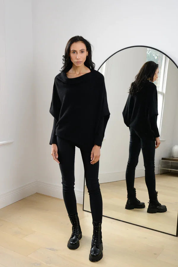 Classics Agave - Asymmetric Draped Jumper - Early Christmas Sale 49% Off