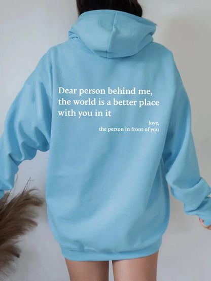 'Dear Person Behind Me' Unisex Sweatshirt(Buy 2 Get VIP Shipping)