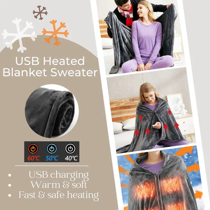 Vartloy Heated Blanket Sweater