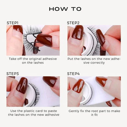 GlazyLash Reusable Adhesive Eyelashes