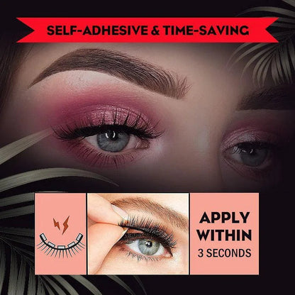 Reusable Adhesive Eyelashes - Last Day Sale 70% OFF