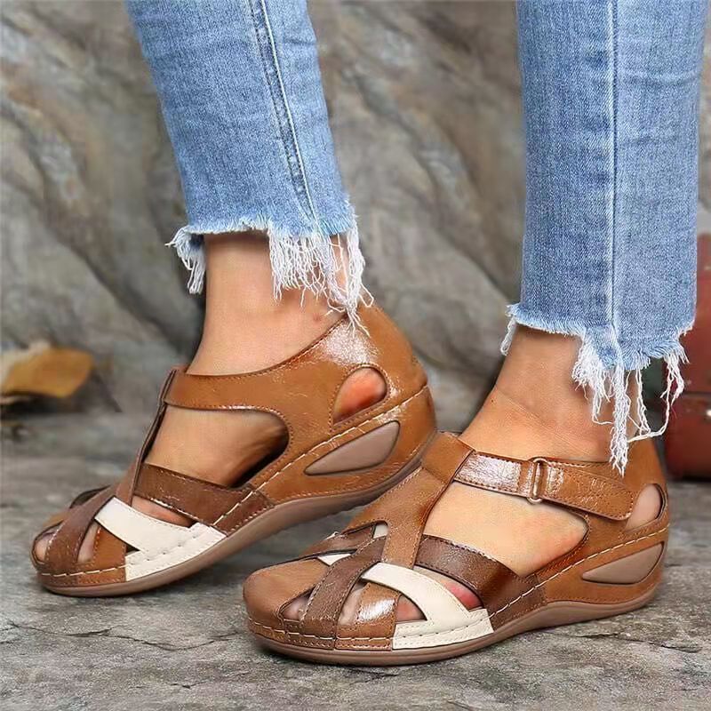 Comfort Vintage Leather Orthopedic Sandals - Last Day Promotion 60% OFF