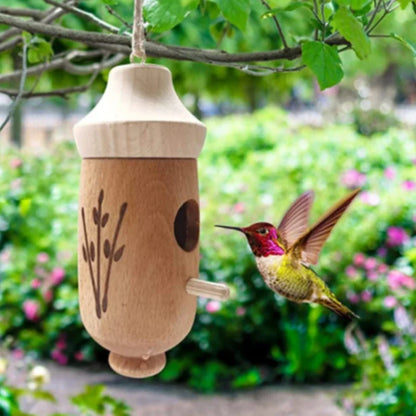 Dotmalls Wooden Hummingbird House - Hot Sale 50% Off