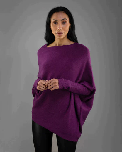 Classics Agave - Asymmetric Draped Jumper - Early Christmas Sale 49% Off