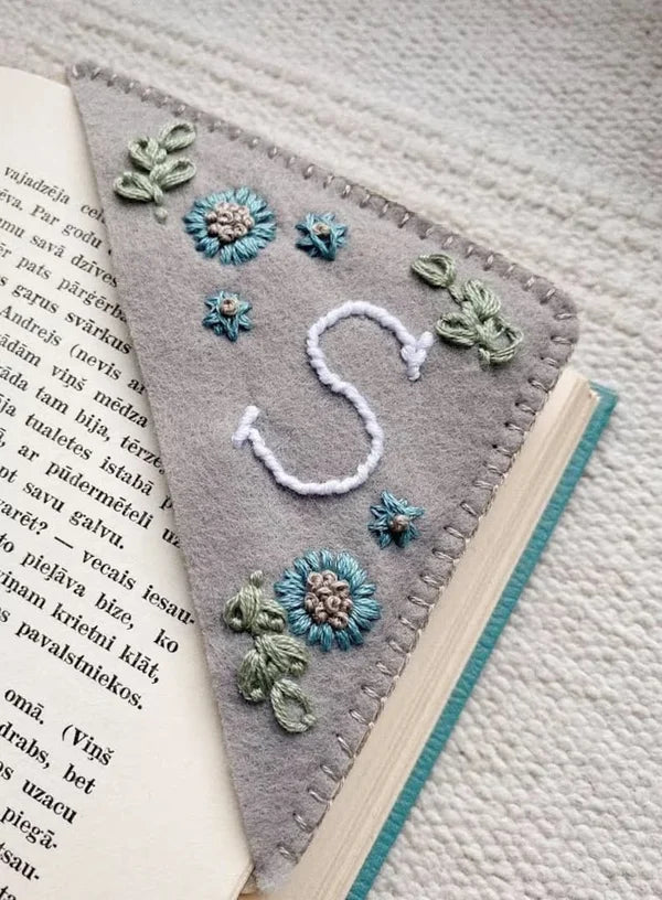 Personalized Embroidery Felt Bookmarks