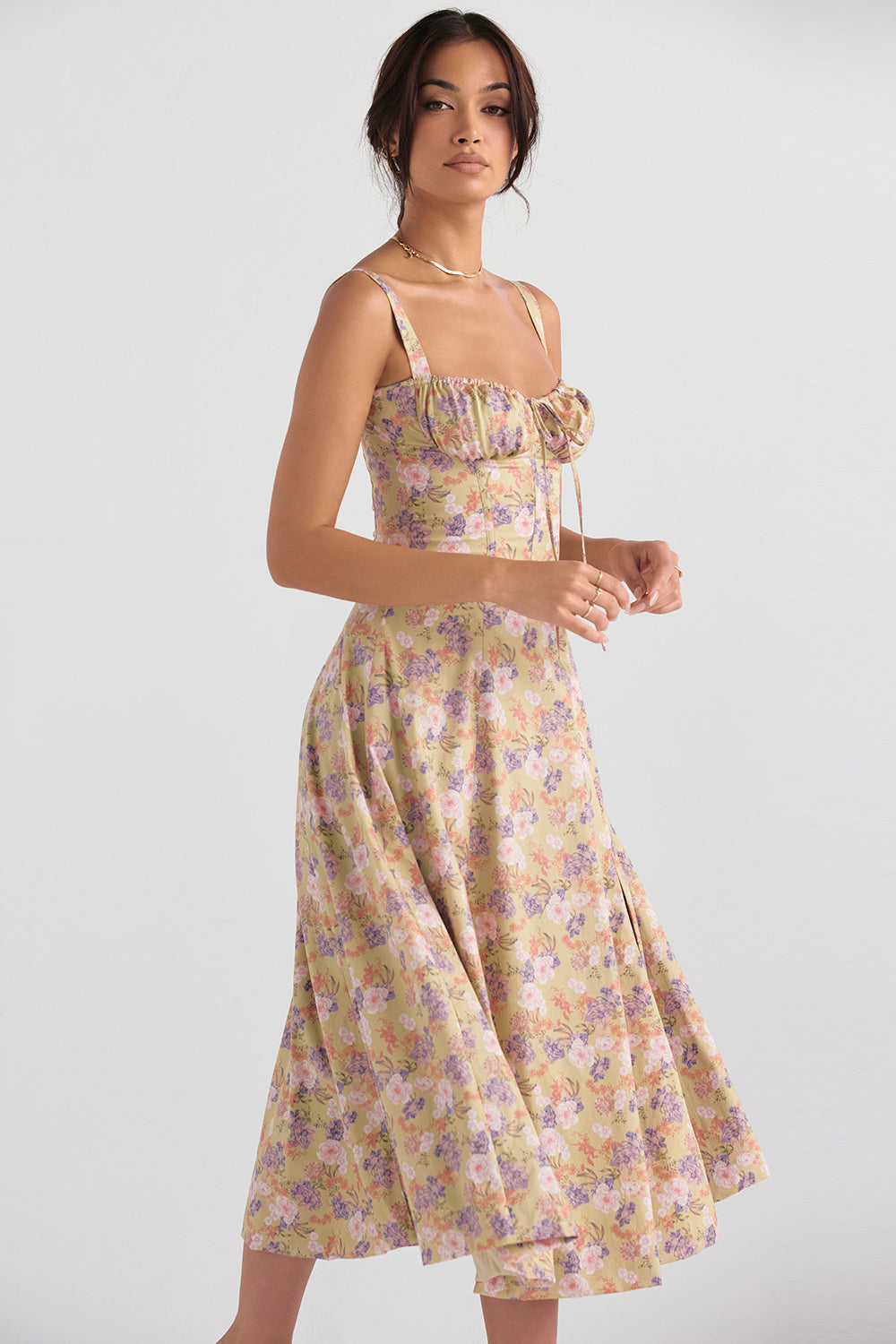 BustieBloom - Floral Print Bustier Sundress - LAST DAY SALE 75% OFF