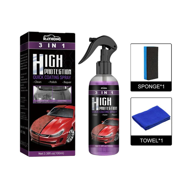 3 in 1 High Protection Car Coating Spray - Hot Promotion - 49% OFF