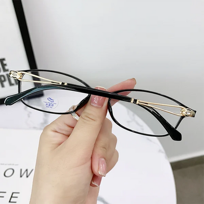 WOMEN'S FASHION LIGHTWEIGHT METAL ANTI-BLUE LIGHT READING GLASSES - 2023-Christmas Hot Sale