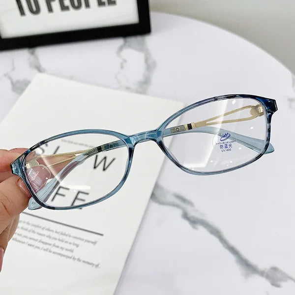 WOMEN'S FASHION LIGHTWEIGHT METAL ANTI-BLUE LIGHT READING GLASSES - 2023-Christmas Hot Sale