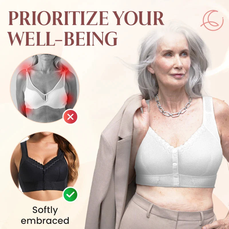 Moona Bra – Front Closure Breathable Bra For Seniors - LAST DAY SALE 80% OFF