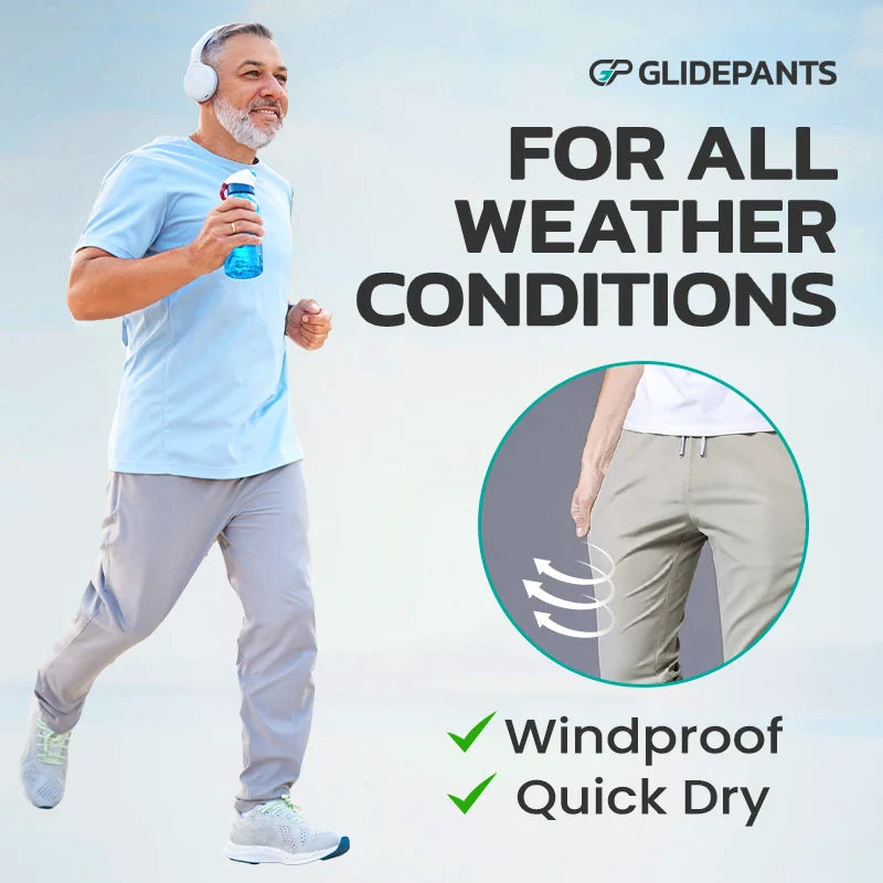 GlidePants - Unisex Quick Dry Pull-on Stretch Pants